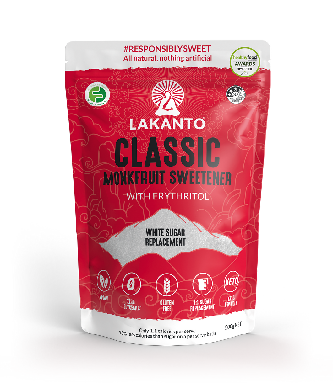 Classic Monkfruit 1:1 White Sugar Substitute