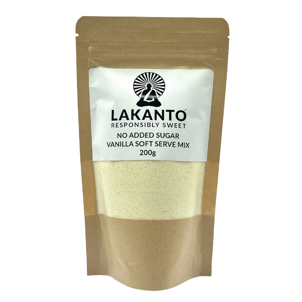 Lakanto No Added Sugar Soft Serve Mix Vanilla 200g