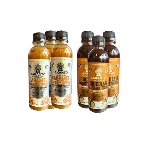 Lakanto Chocolate and Caramel Topping Bundle 300ml